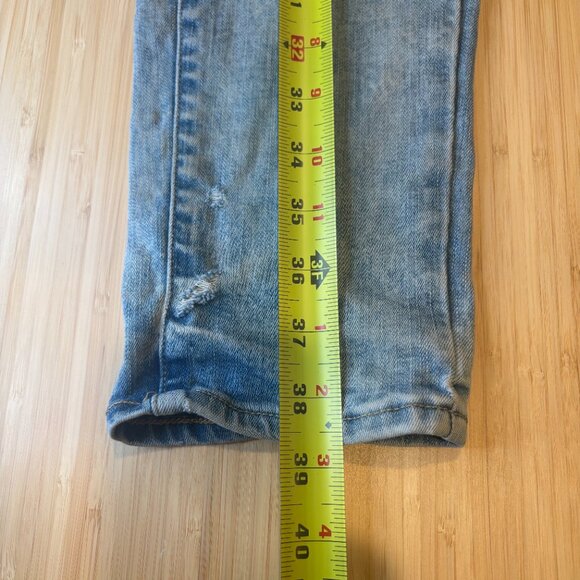 American Eagle Skinny Men's Jeans 30x32 Light Wash Next Level Flex Good Cond - Picture 5 of 8